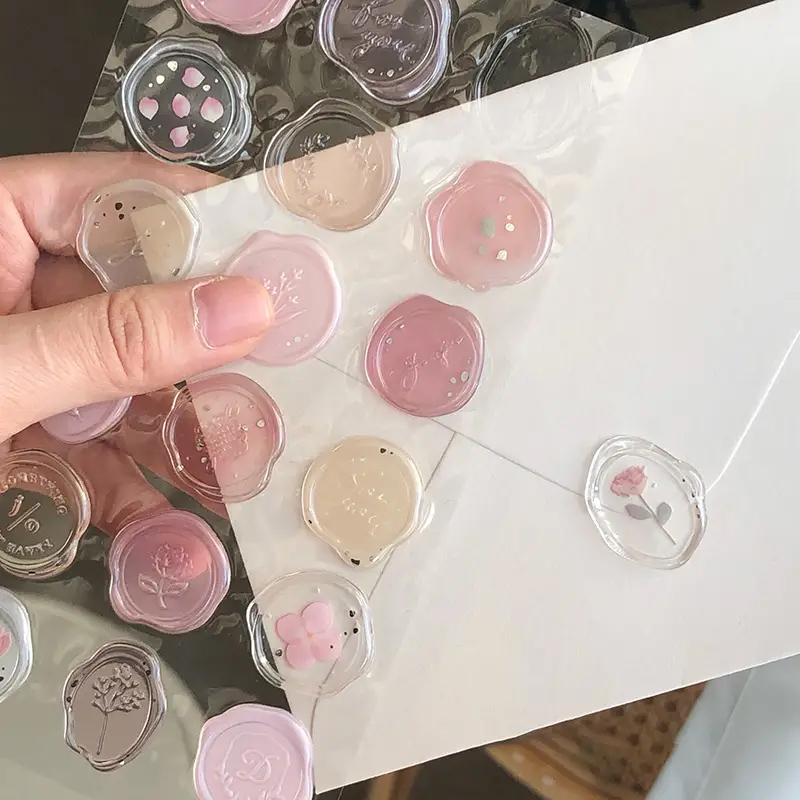 Wax Seal Stamp Kit - 15/18개입, 빈티지 왁스 씰 스티커, DIY