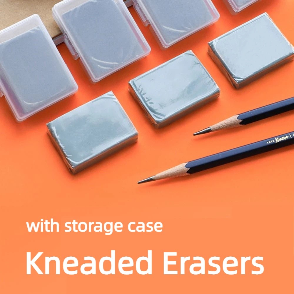 4개입 교정용 소프트 스케치 지우개 회색 플라스틱화 아 - Rubber Eraser Kneaded 리뷰 및 가격