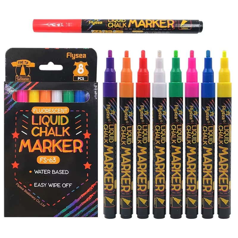 8 개 액체 분필 마커-칠판 화이트 보드 전구 유리 창 - Whiteboard Marker Set 리뷰 및 가격
