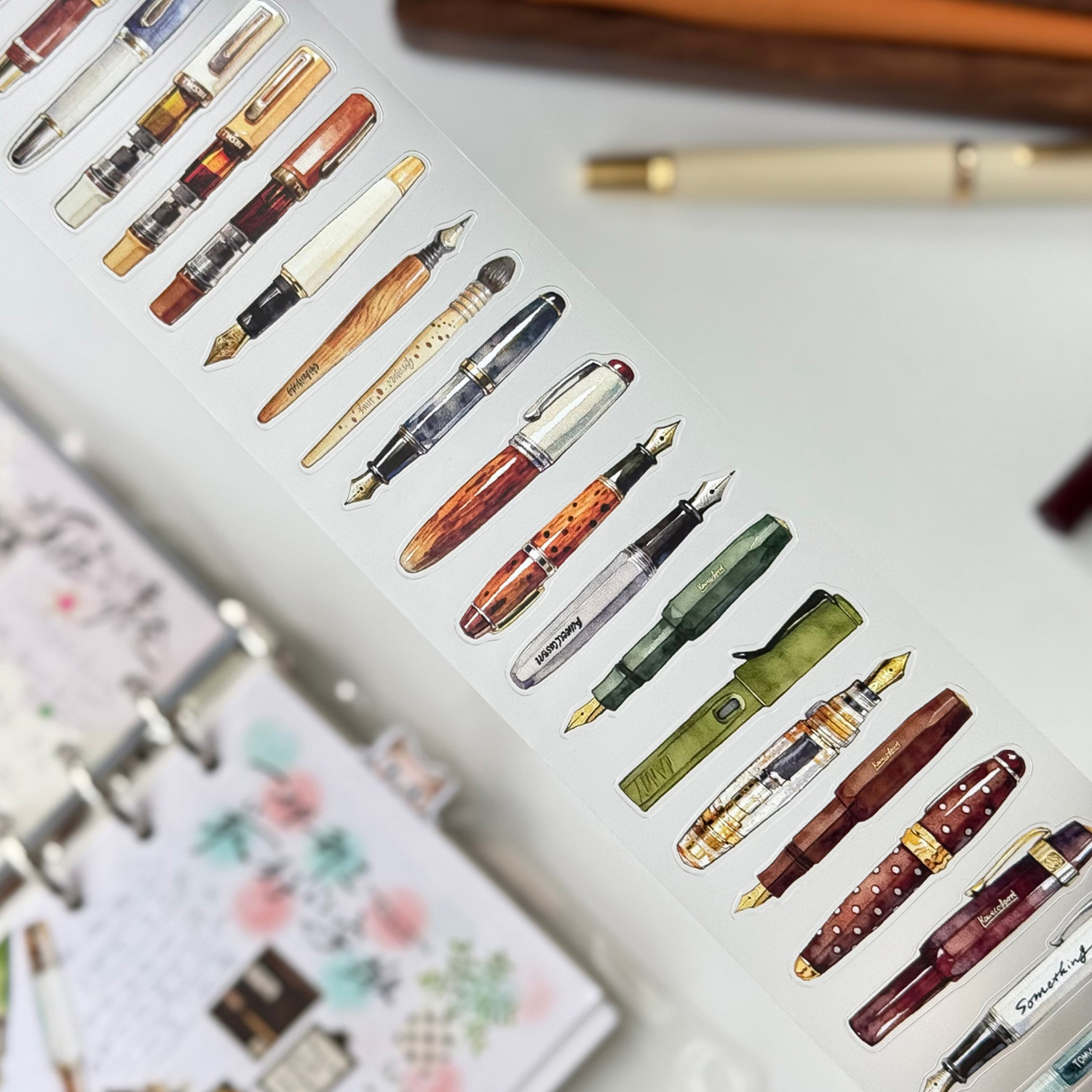 DengDeng Studio 빈티지 드리미 펜 컬렉션  - Washi Tape Set 리뷰 및 가격