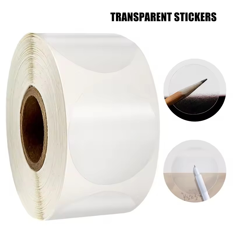 투명 원형 스티커 자체 접착 씰링 스티커 봉투 선물 포 - Sticker Label Roll 리뷰 및 가격