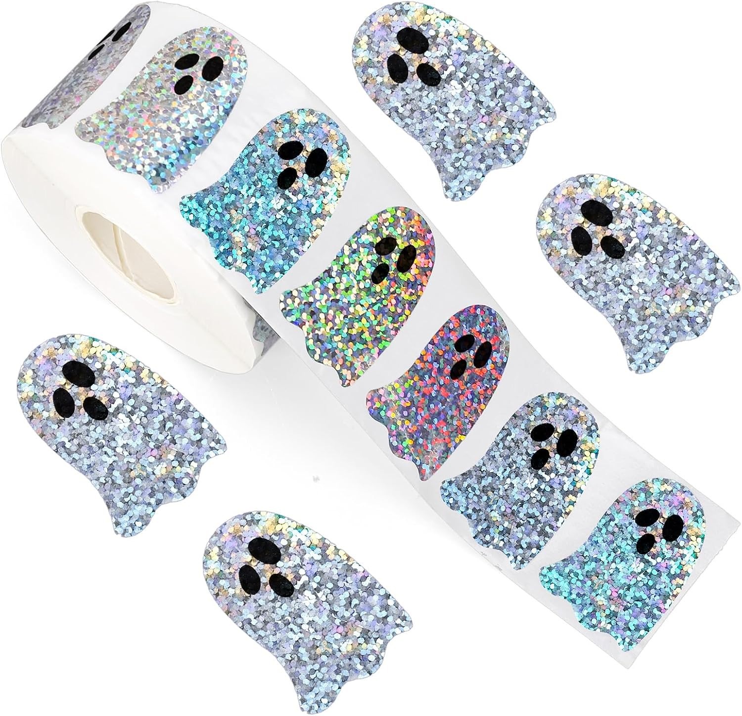 할로윈 유령 모양 DIY 방수 스티커 할로윈 파티 분위 - Sticker Label Roll 리뷰 및 가격